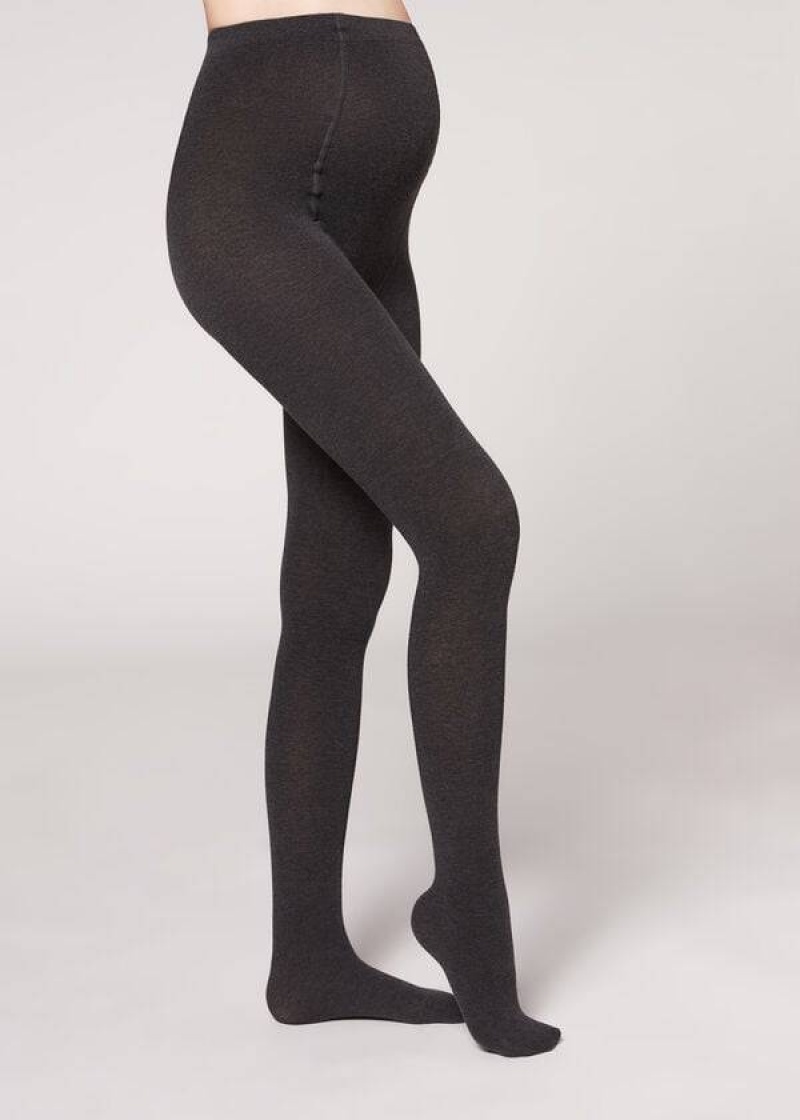 Calzedonia Maternity with Cashmere Women's Tight Coffee | CA 3183VD