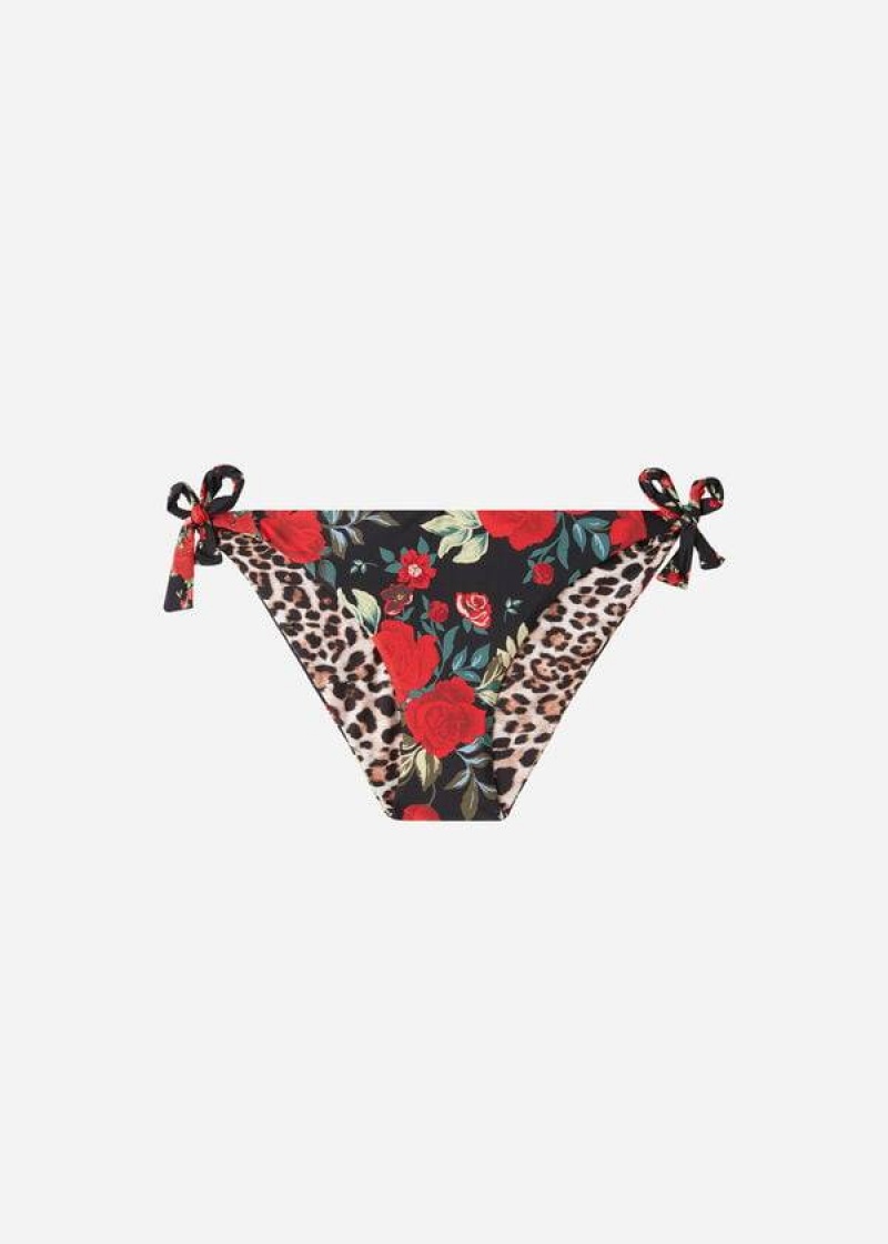 Calzedonia Reversible String Nizza Women's Bikini Bottoms Pink | CA 2677YU