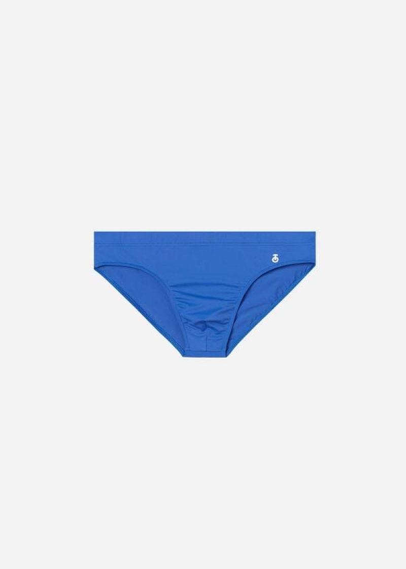 Calzedonia Rio Men's Swim Trunks Blue | CA 1240XF