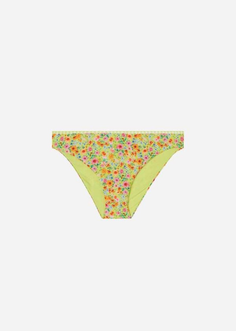 Calzedonia Siviglia Women's Bikini Bottoms Green | CA 2619LH