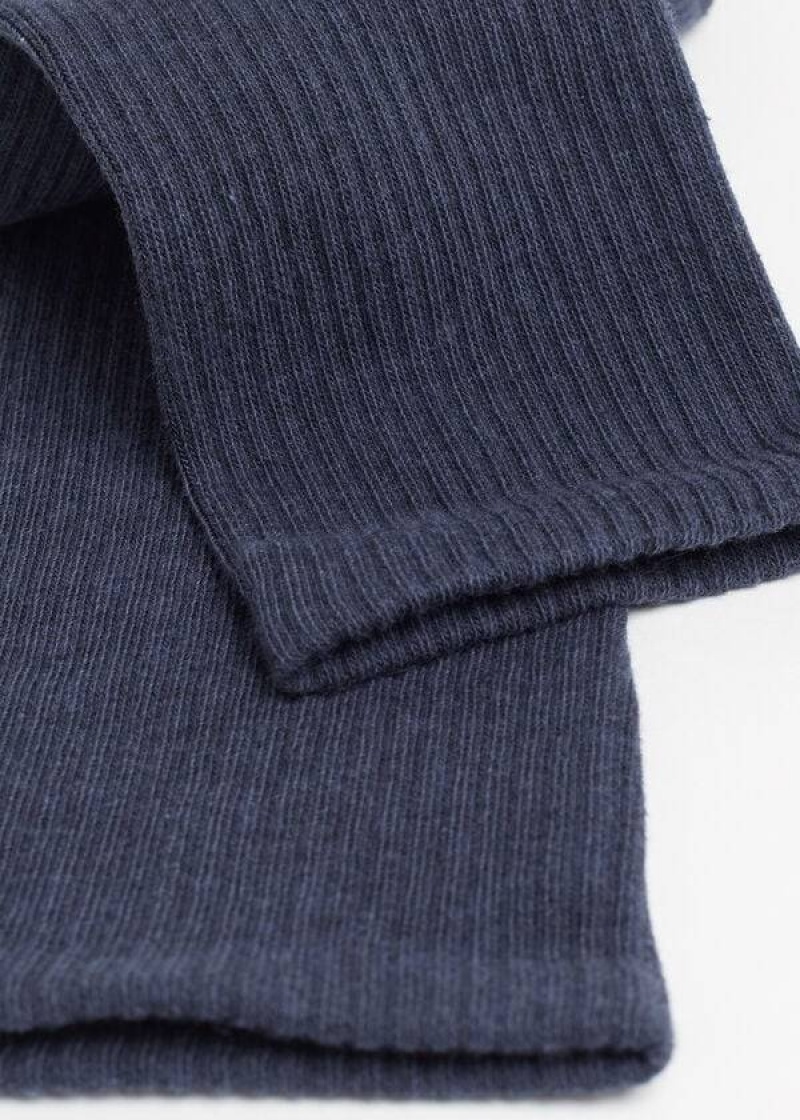 Calzedonia Sport Long Men's Socks Navy | CA 1400NB