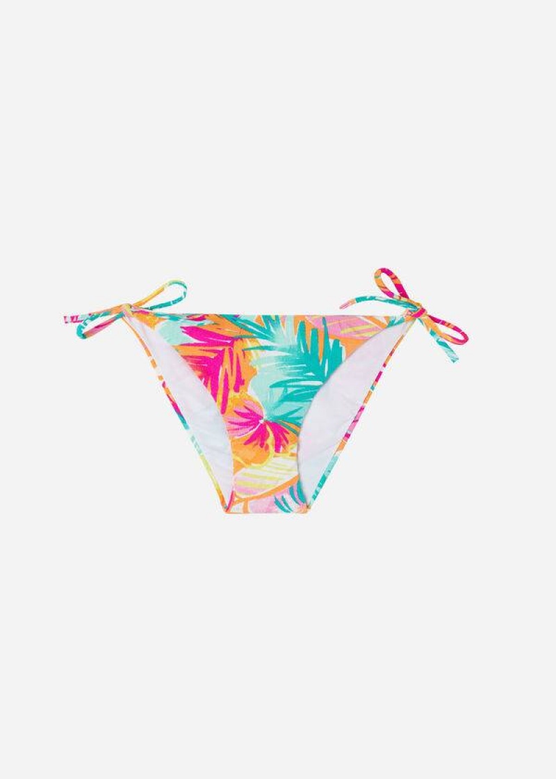 Calzedonia String Beverly Hills Women's Bikini Bottoms Multicolor | CA 2610WY