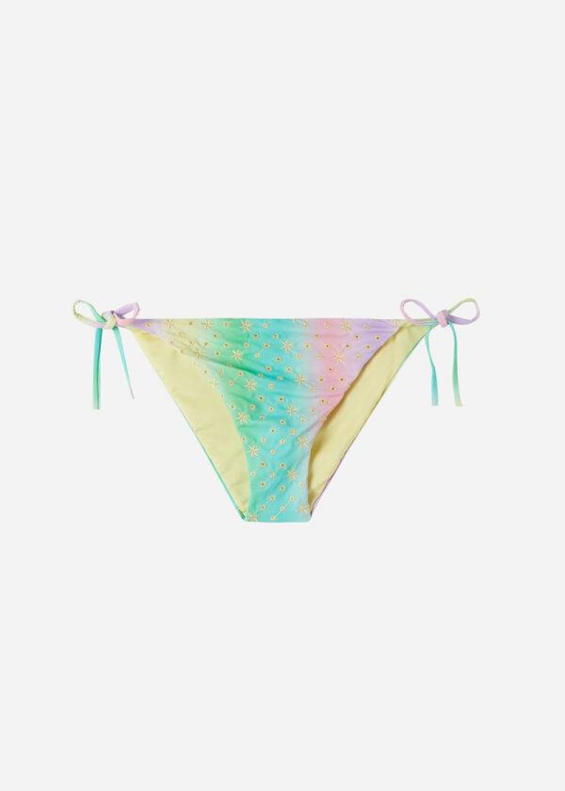 Calzedonia String Panama Women's Bikini Bottoms Multicolor | CA 2577OR