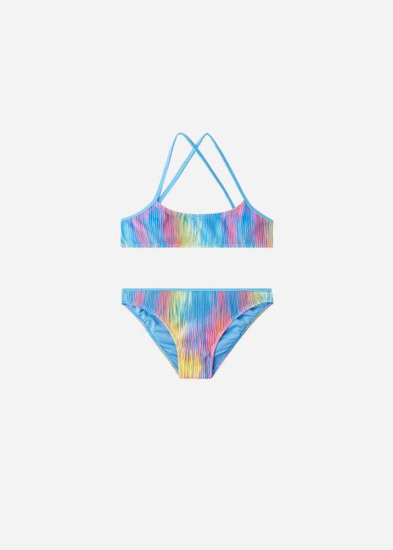 Calzedonia Two-Piece Maiorca Kids\' Swimsuits Multicolor | CA 1120TV