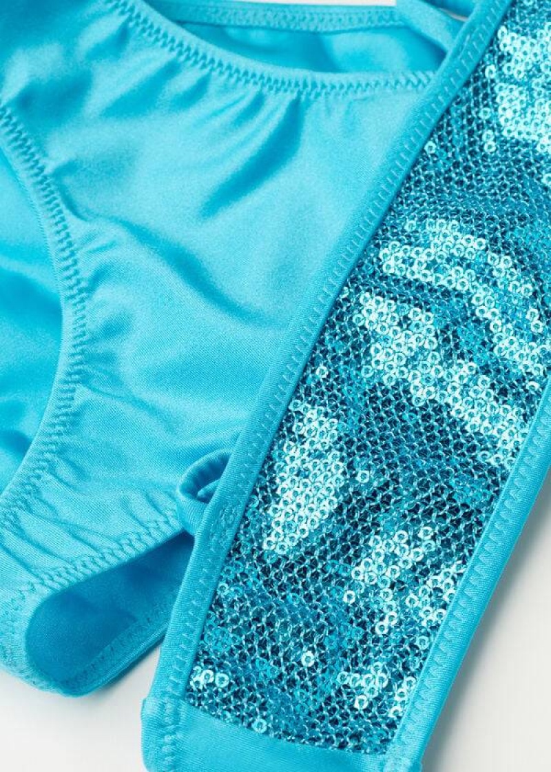 Calzedonia Two-Piece Triangle Cannes Kids' Swimsuits Turquoise | CA 1112VD