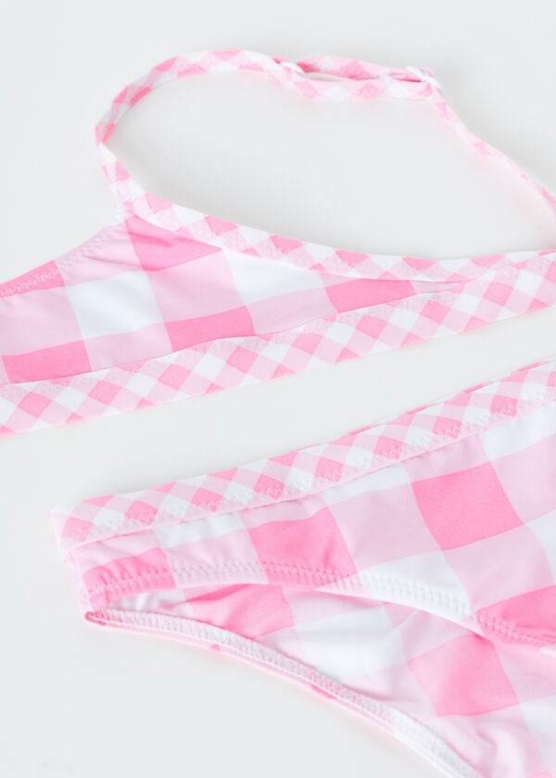 Calzedonia Two Piece Lione Kids' Swimsuits Pink | CA 1132JJ