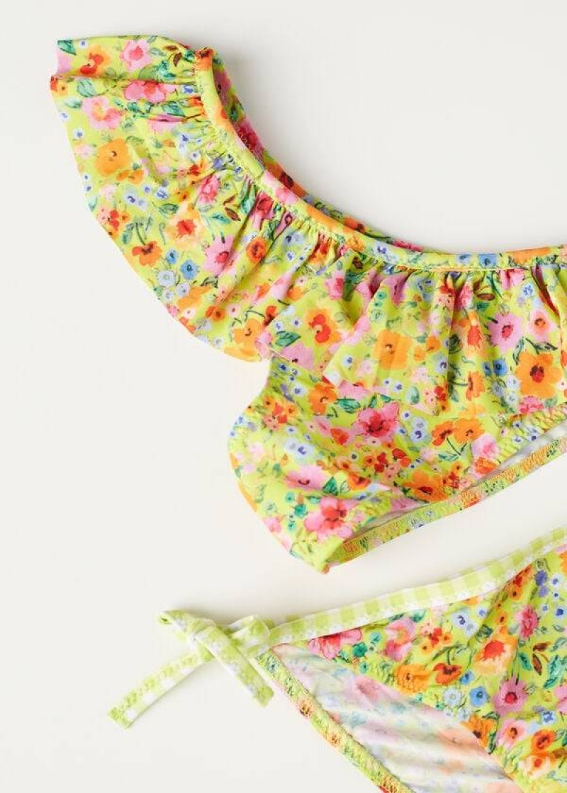 Calzedonia Two Piece Siviglia Kids' Swimsuits Yellow | CA 1125PQ